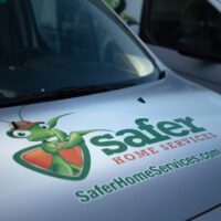 Safer Home Services Van Front logo