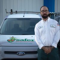 safer home services franchise owner with company vehicle